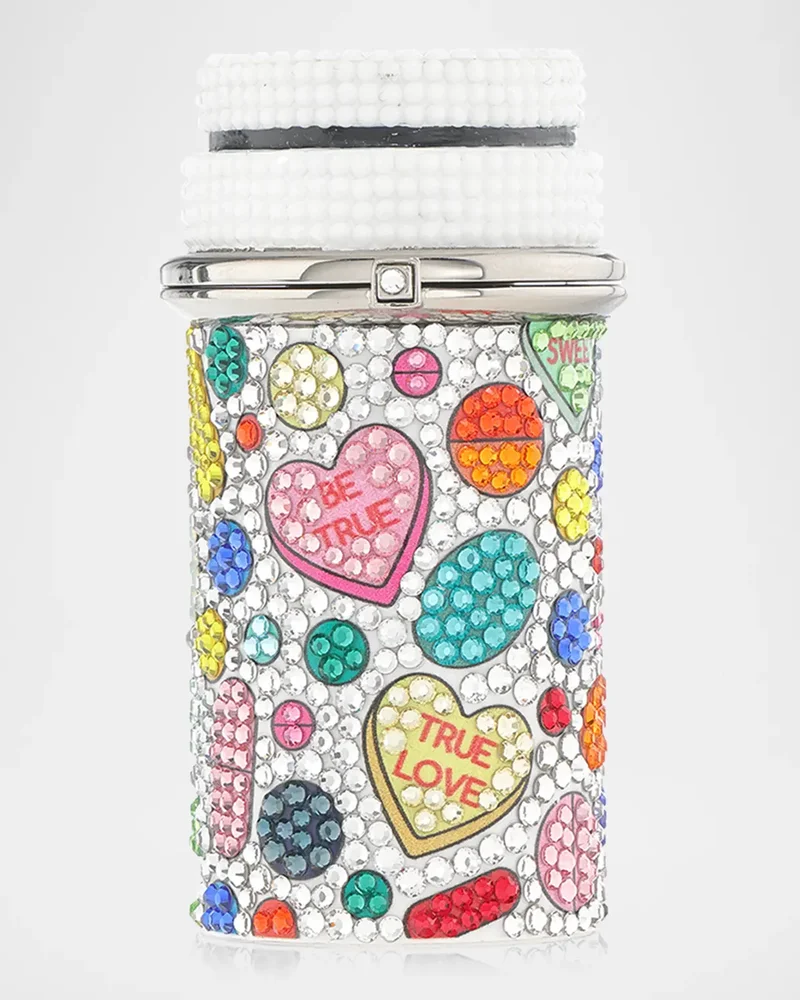 Prescription Bottle 'Happy Pills' Crystal Pillbox