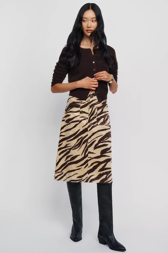 Colette Corduroy Midi Skirt