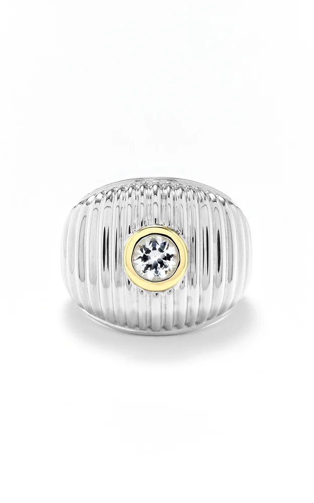 Berlingot 9K White Gold Ring