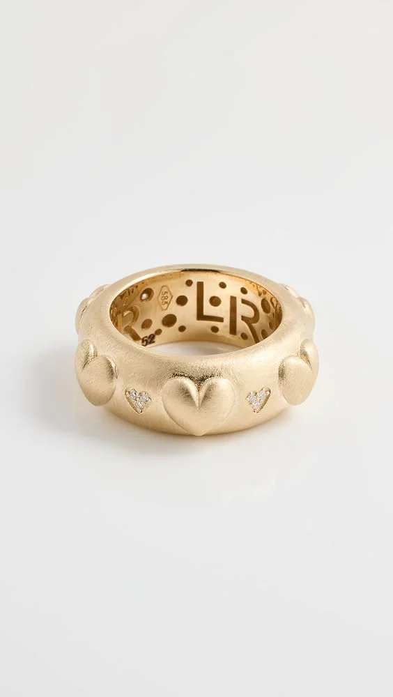 14k Yellow Gold & White Diamond Ring