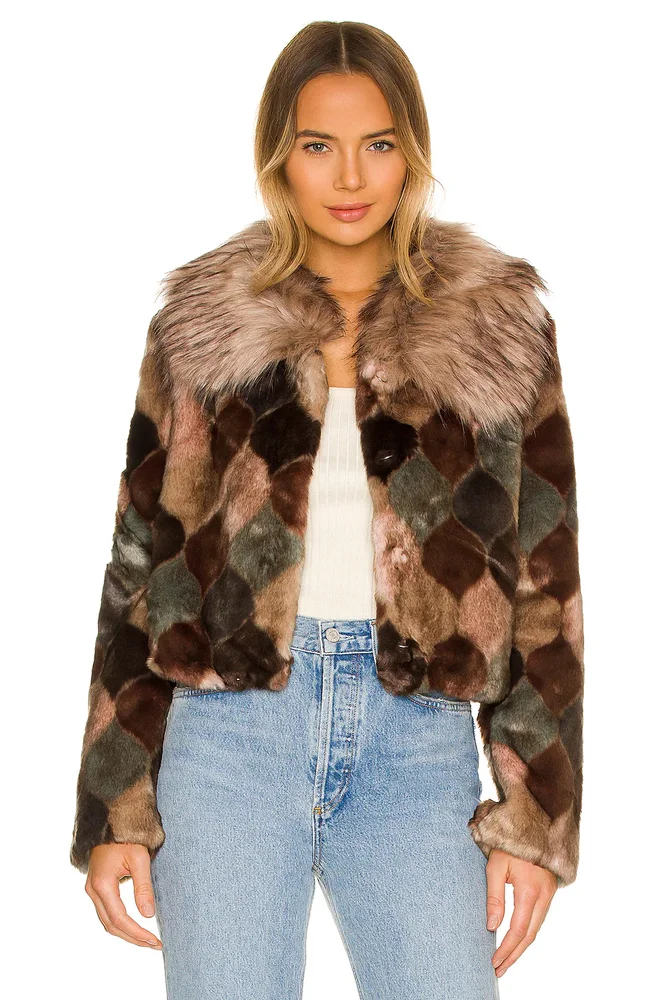 Casablanca Faux Fur Jacket