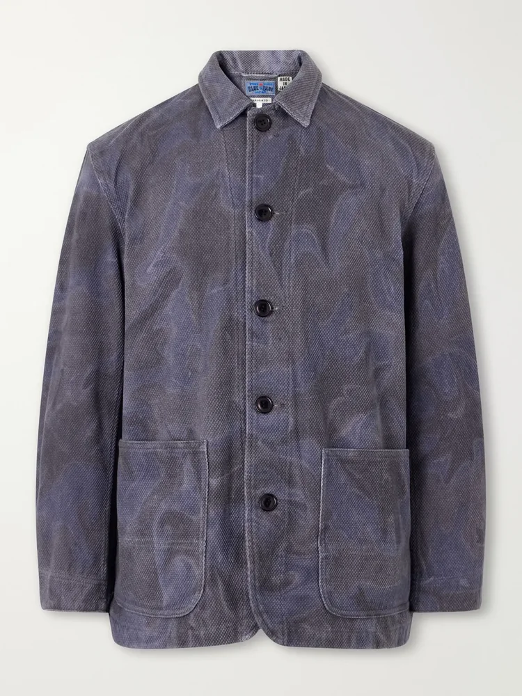Coverall Sumi Nagashi Cotton-Sashiko Jacket