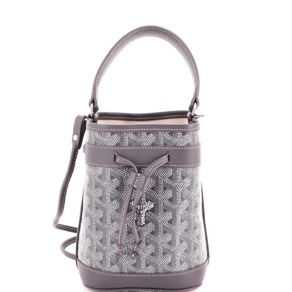Pre-Owned Petit Flot Bucket Bag Coated Canvas Mini