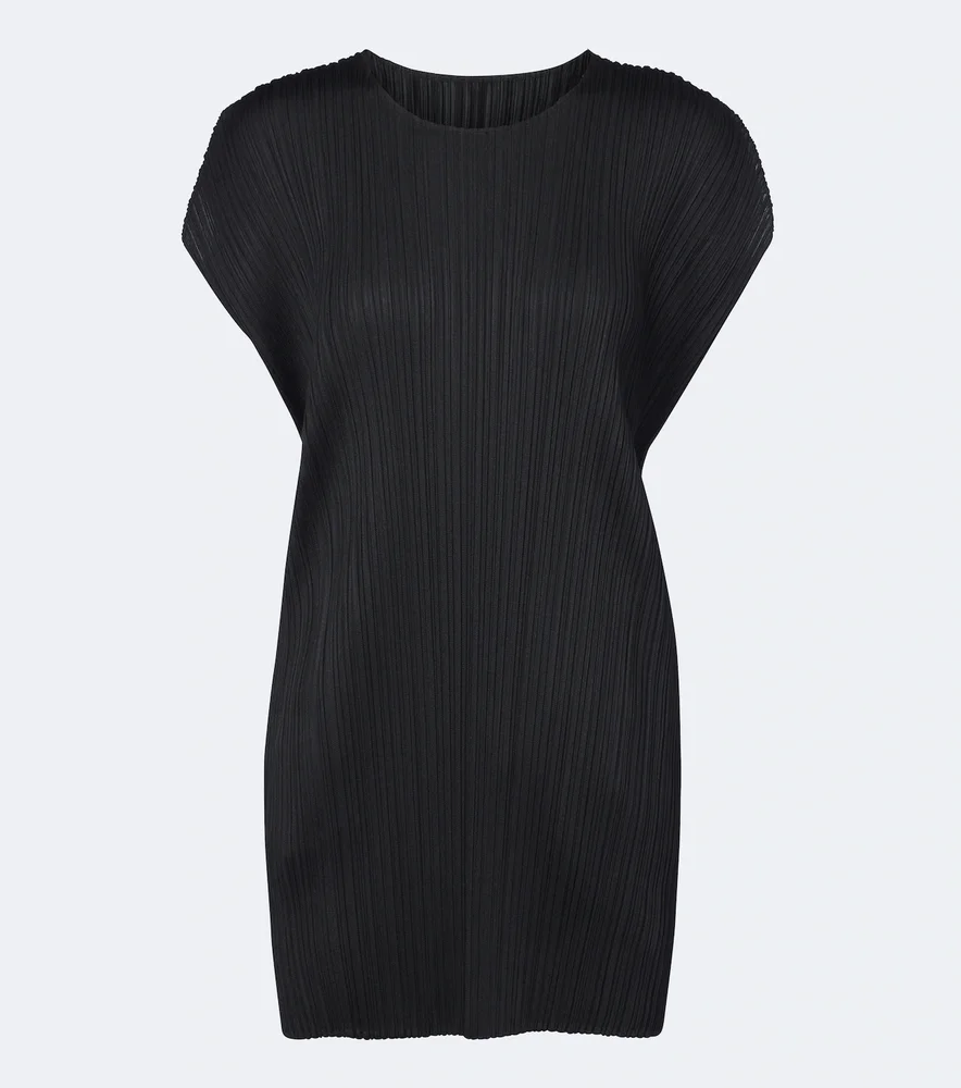 Monthly Colors: July pleated dress