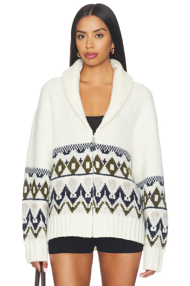 The Inga Fairisle Cardigan