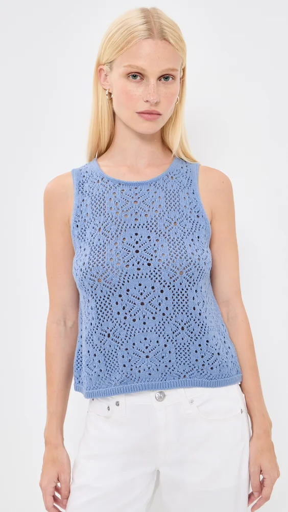Beckham Crochet Sweater Tank