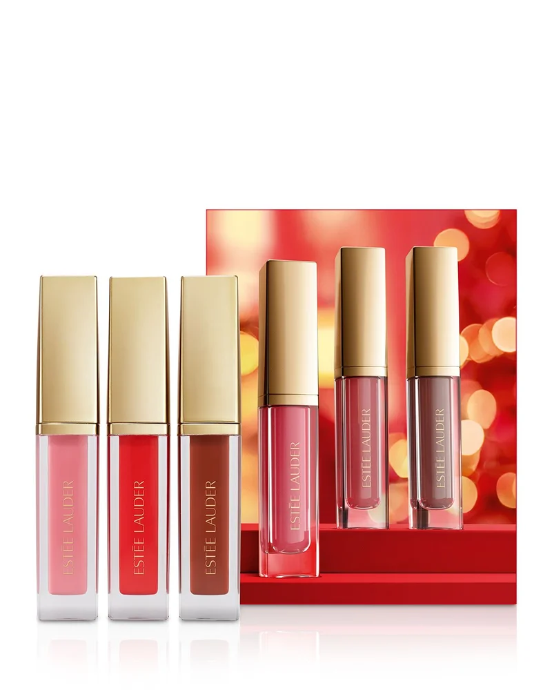 Suite Kisses Glossy Pout Mini Lip Oil Trio Makeup Gift Set