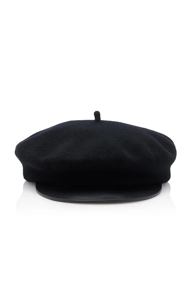 VLogo Signature Wool Beret