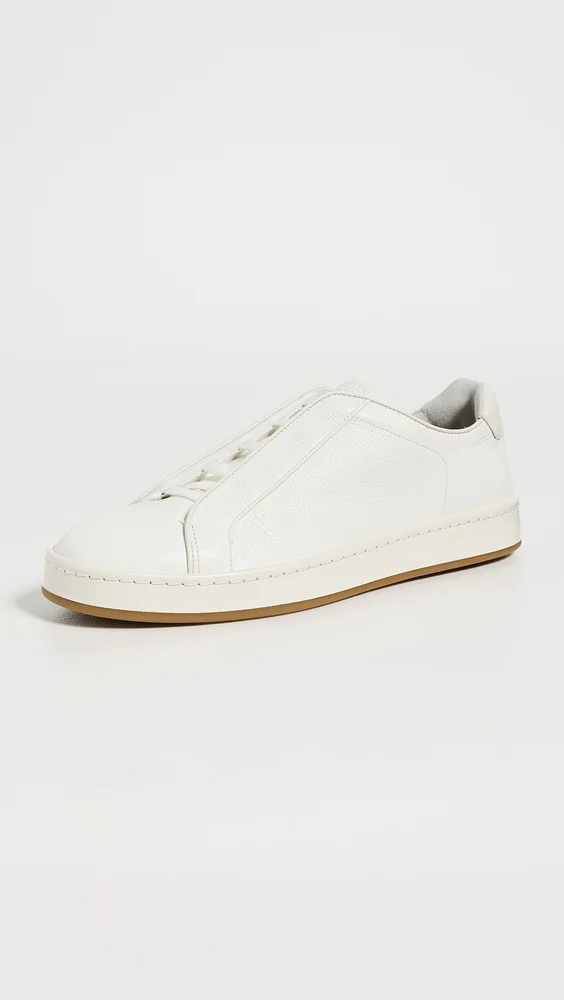Banks Leather Slip On Sneakers