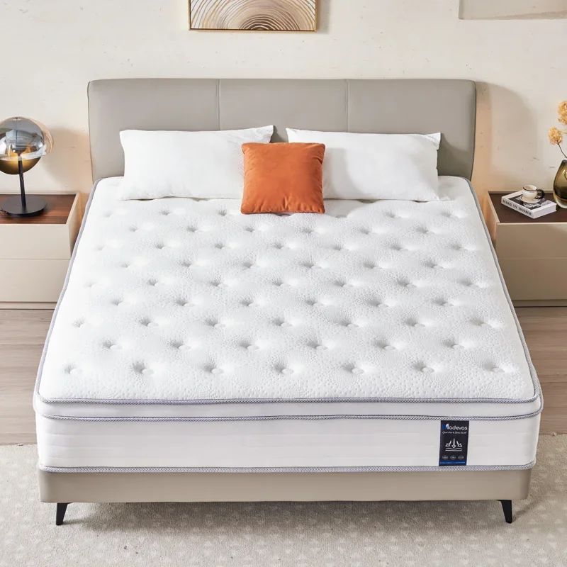 Madevos 12" Medium Firm Hybrid Mattress In A Box