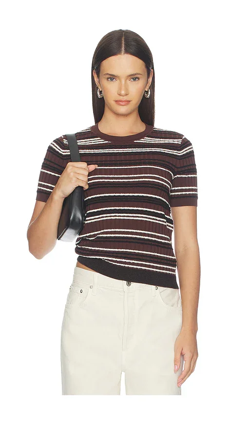 Karina Stripe Short Sleeve