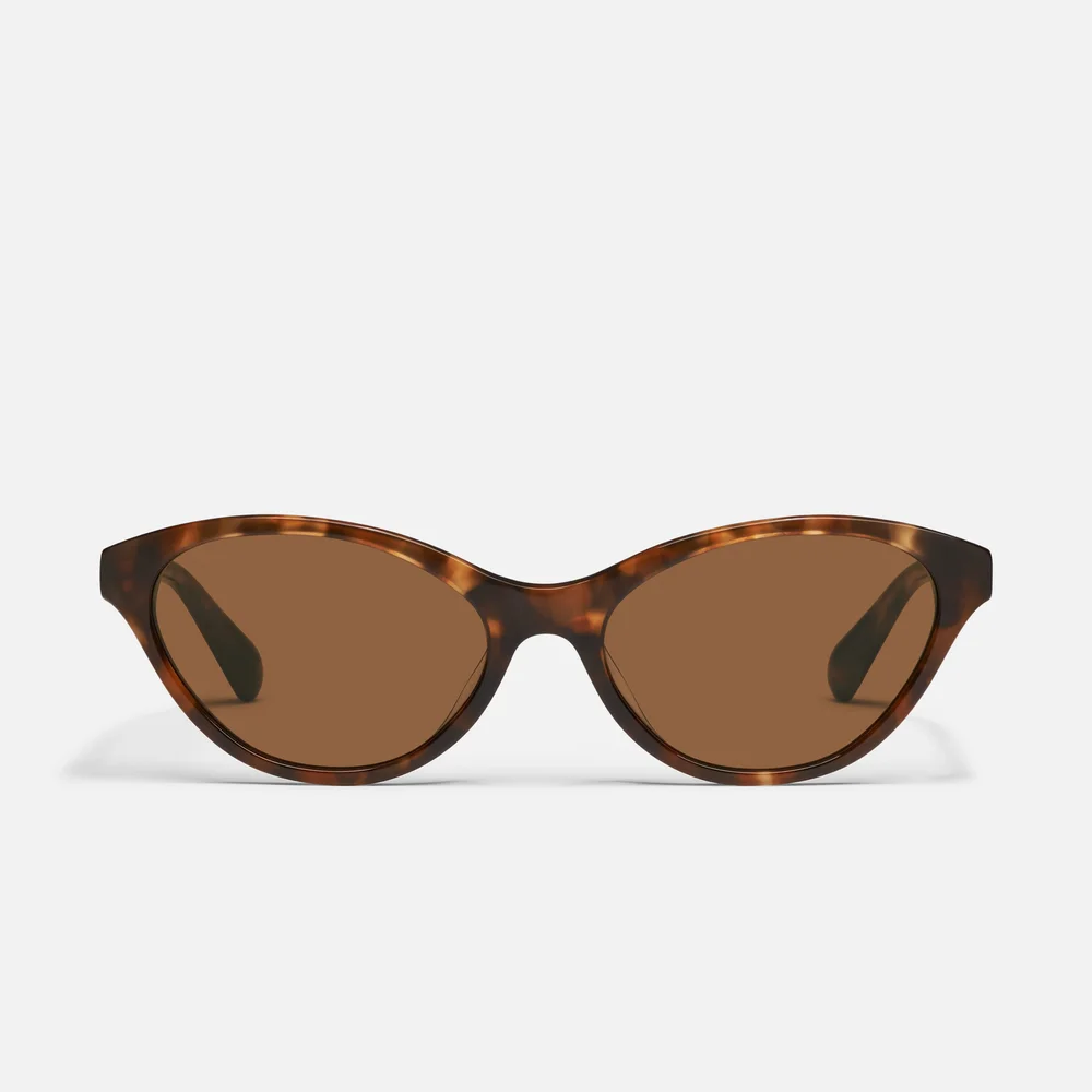 Talk Nice Sunglasses, Amber Tort / Brown