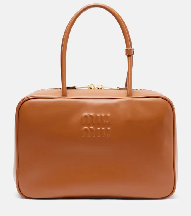 Beau leather tote bag