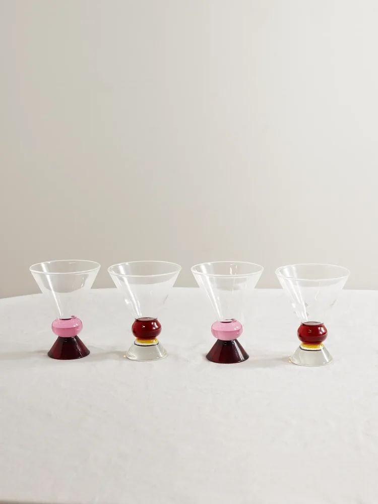 + Ghia Totem set of four glass cups