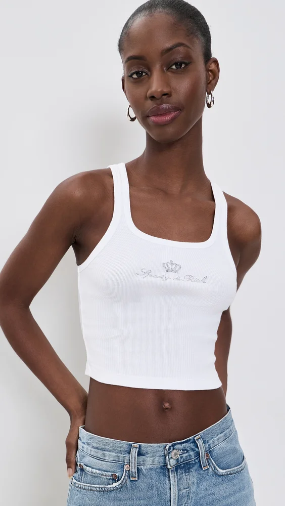 Juicy Crown Ribbed Tank