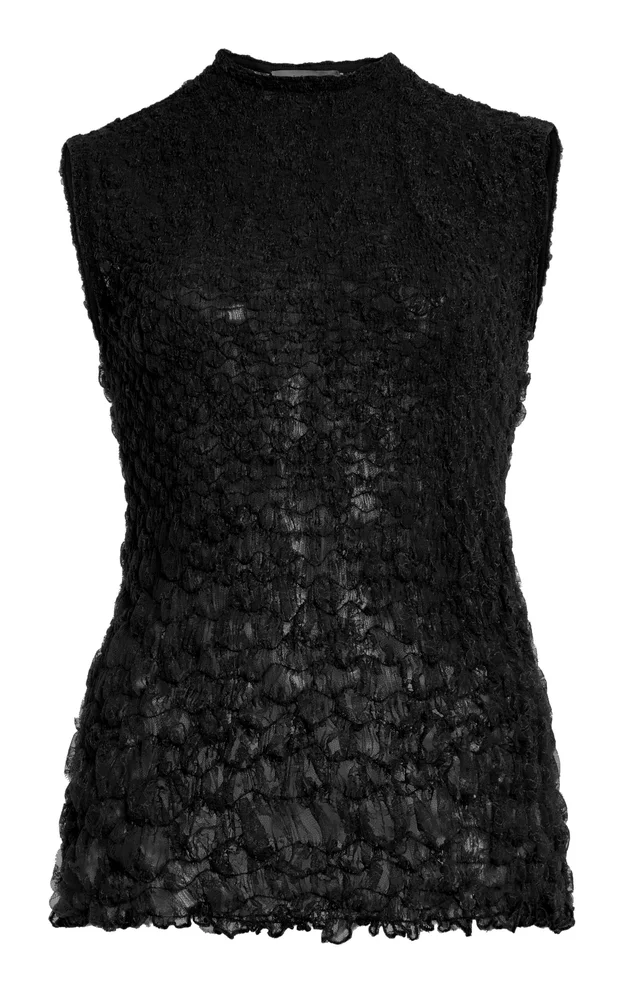 Luma Textured Lace Tank Top
