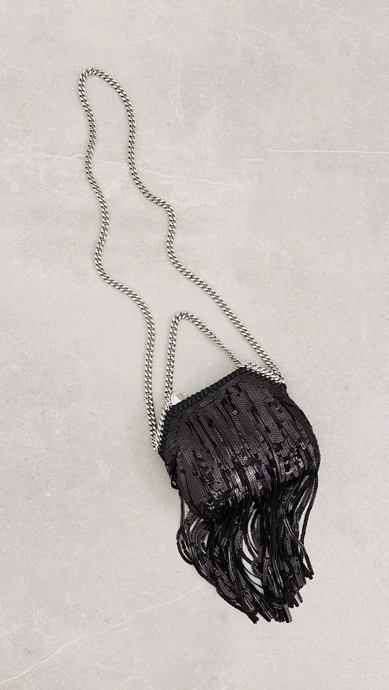 Falabella Mini All Over Sequins Fringes Shoulder Bag