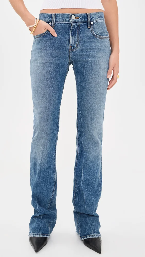 Low Bootcut Jeans