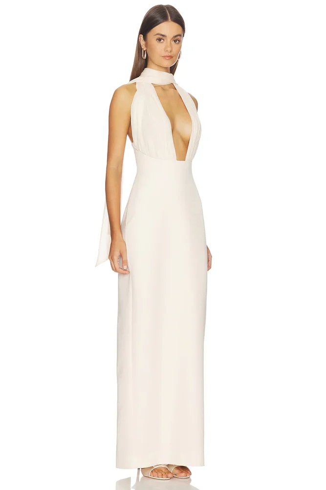 The Capezza Silk Maxi Dress