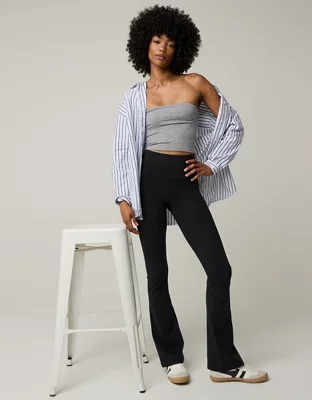 By Aerie The Hugger High Waisted Bootcut Legging