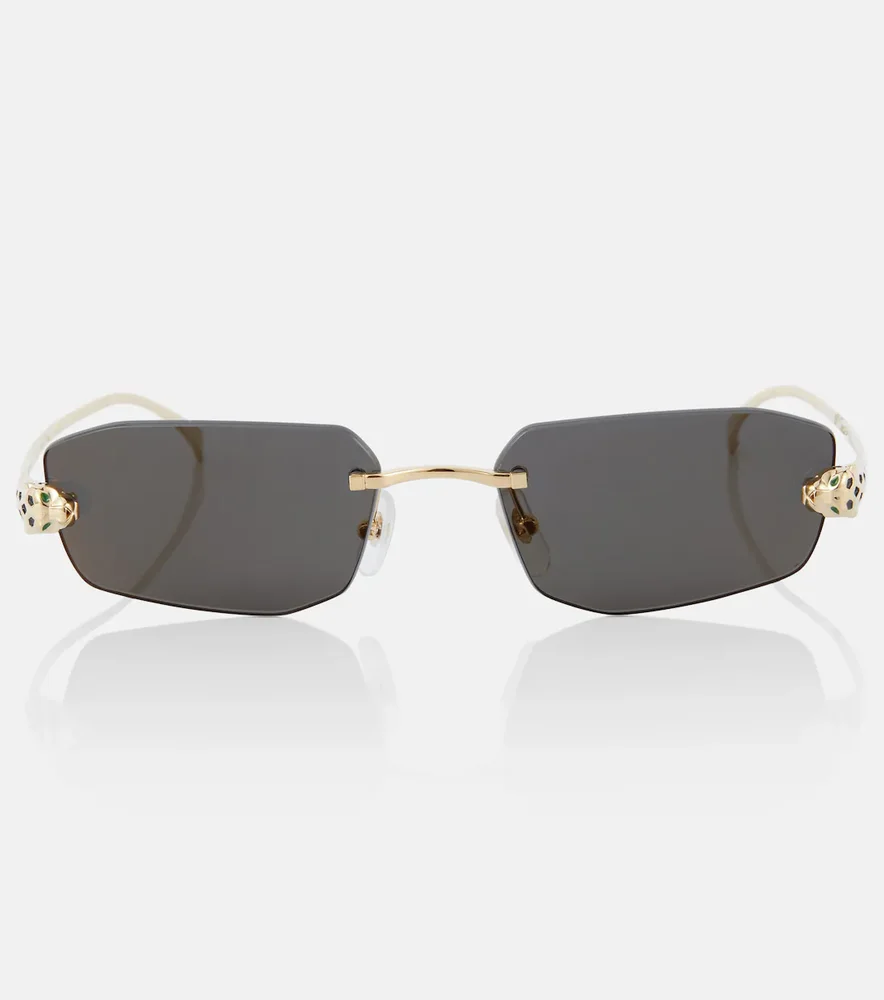 Panthère de Cartier rectangular sunglasses