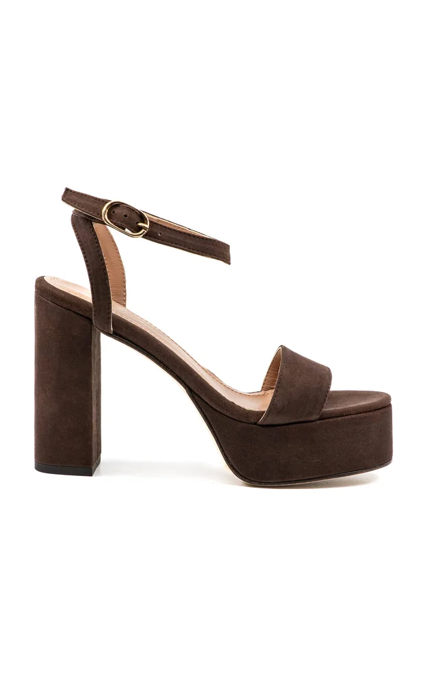 Exclusive Becka Suede Platform Sandals