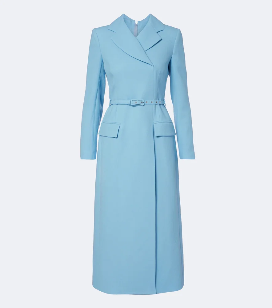 Kalonice wool crêpe midi dress