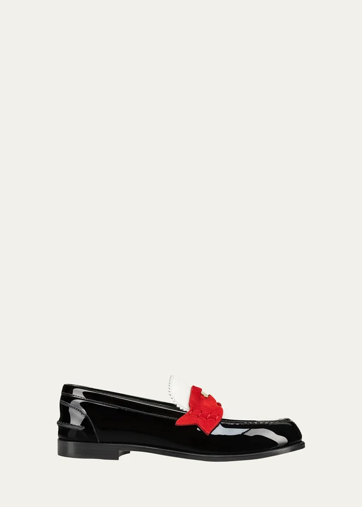 Donna Patent Penny Loafers