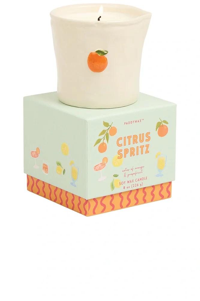 Bistro Boxed Ceramic Candle