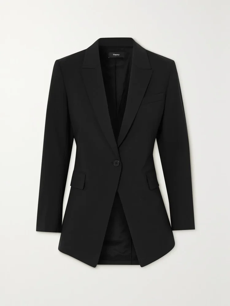 Etiennette Grain De Poudre Wool-Blend Blazer