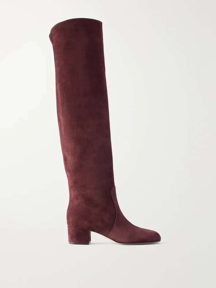 45 suede over-the-knee boots