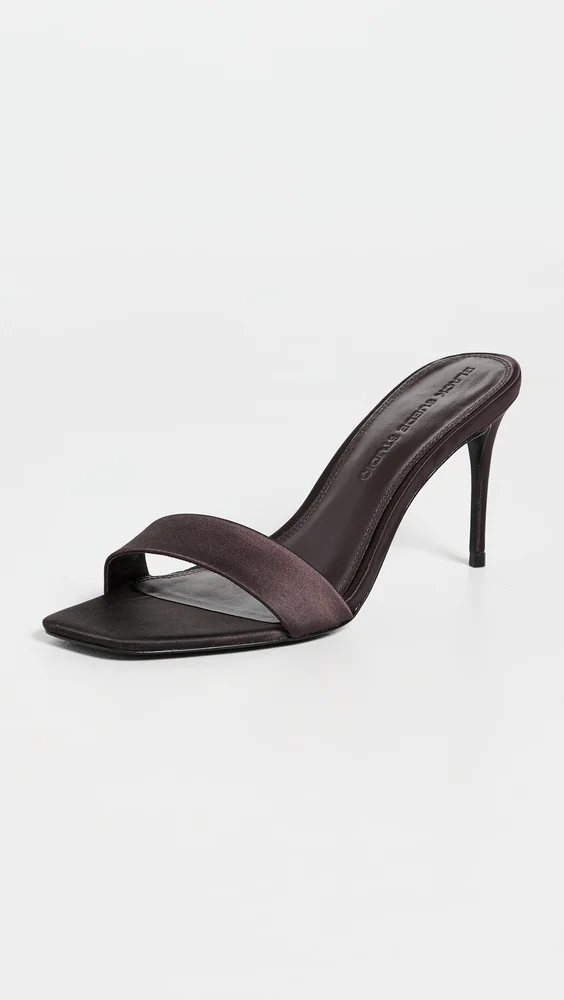 Naomi Satin Mules