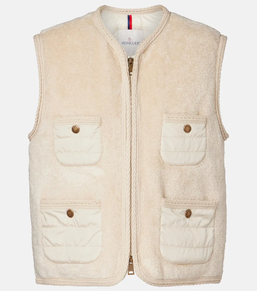 Mimosas teddy down vest