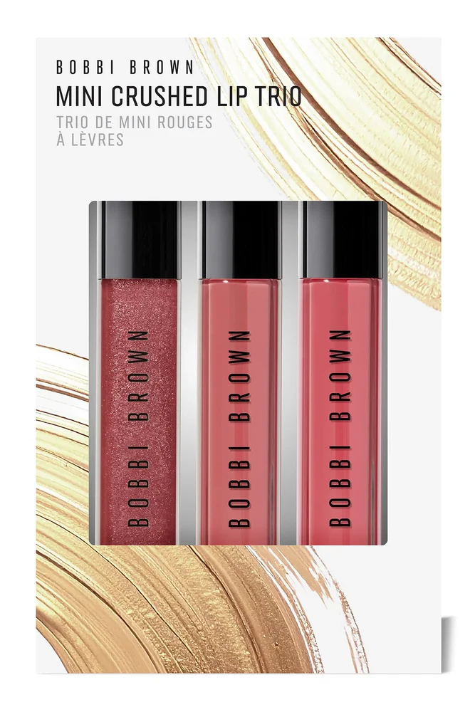 Mini Crushed Oil-Infused Tinted Lip Gloss Trio Gift Set