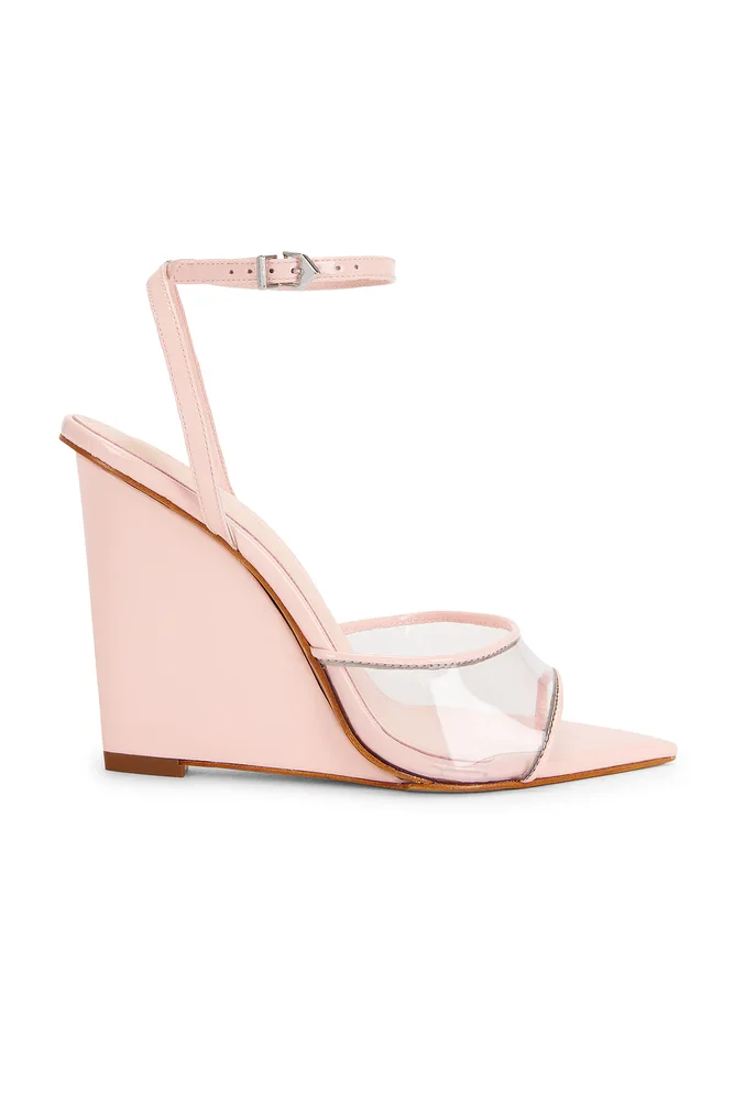 Elodie Vinyl Wedge Sandal