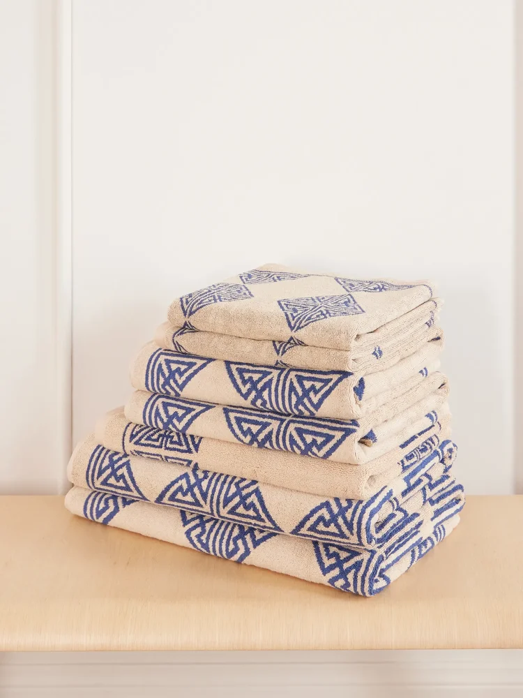 Agnes Complete set of seven organic cotton-terry towels