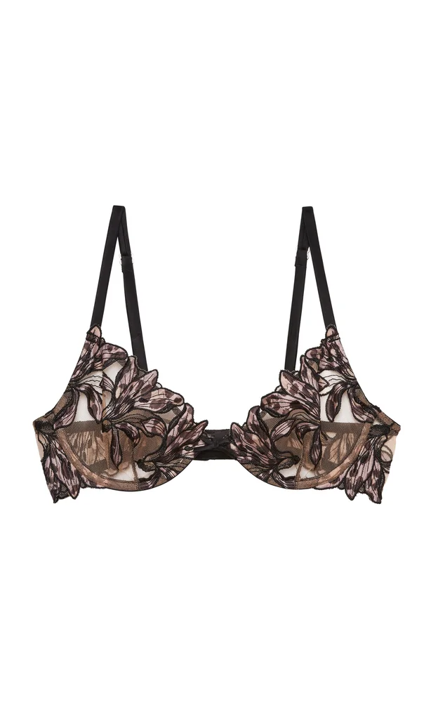 Lily Embroidered Demi Bra