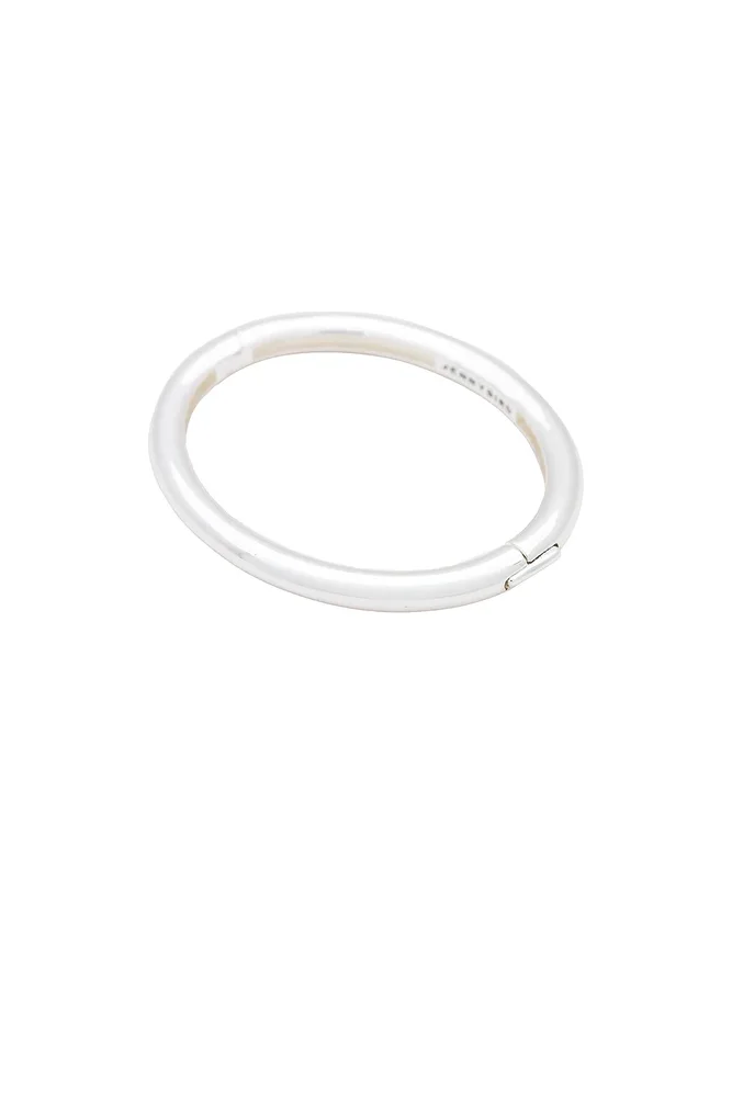 Fifth Avenue Flame Statement Bracelet in Amber & Silver