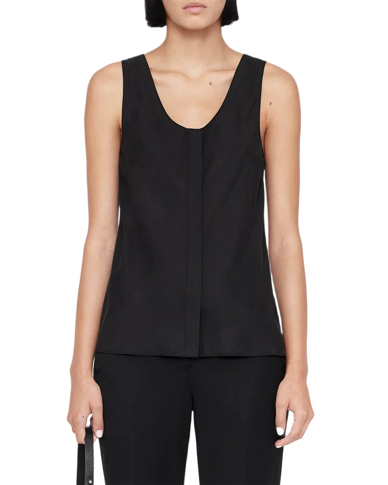 Milla Sleeveless Button Front Top