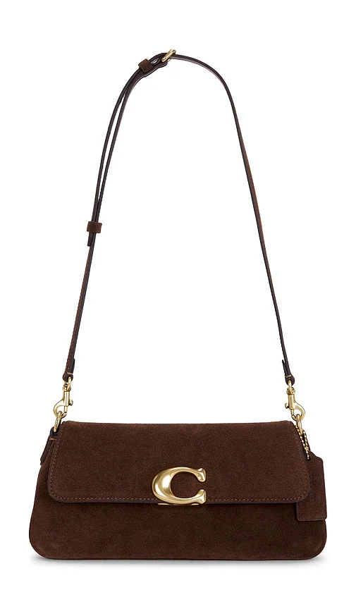 Suede Jet Shoulder Bag