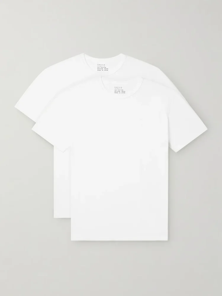 Set of Two Cotton-Jersey T-Shirt