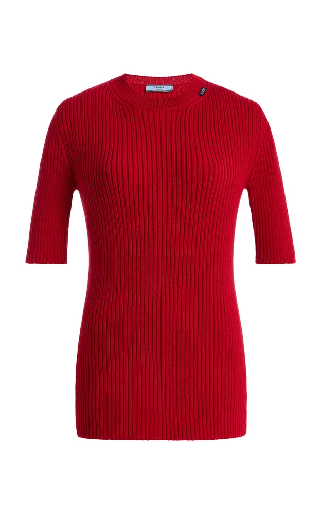 Ribbed Wool Top