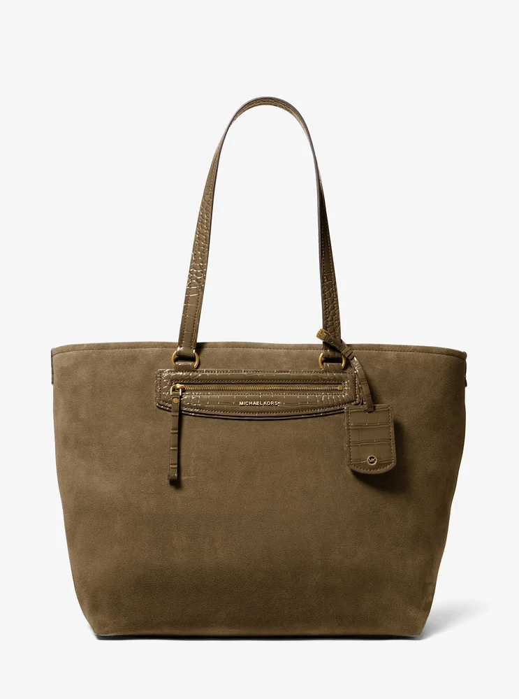 Jet Set Travel Extra-Large Suede Tote Bag