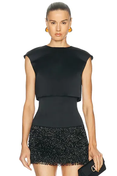 Berthe Doble Satin Top