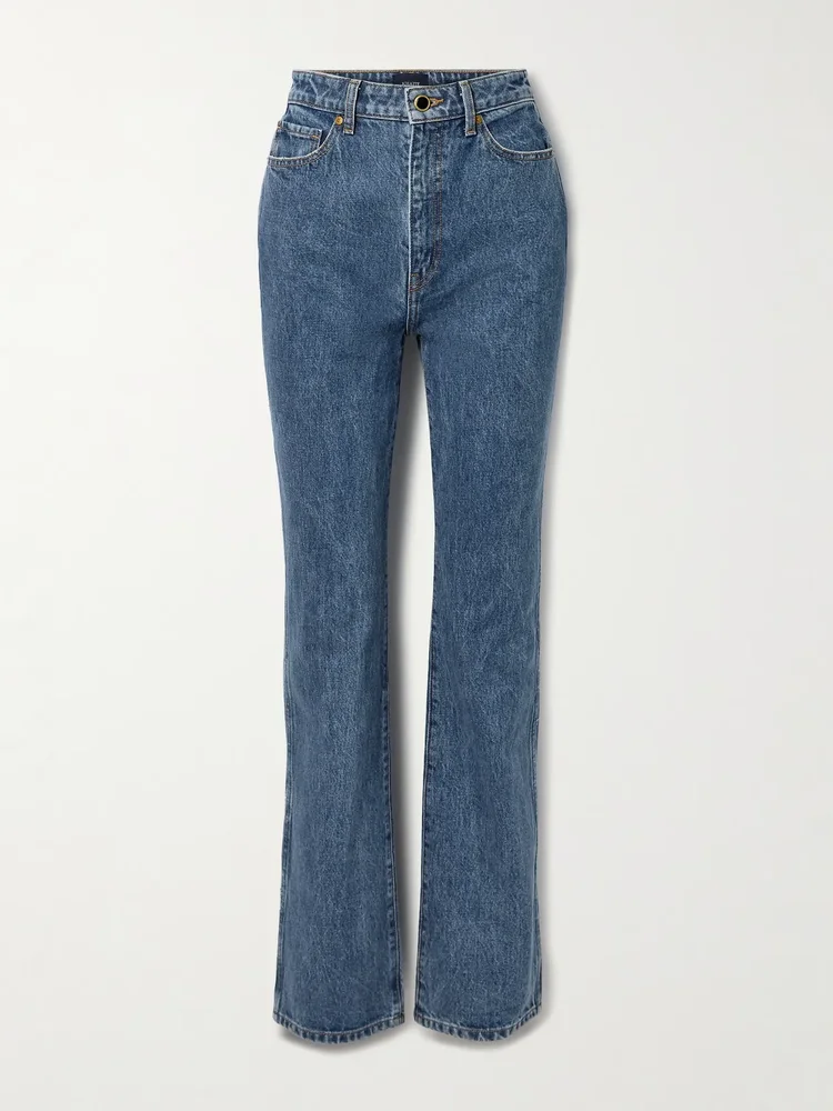 Danielle high-rise slim-leg jeans