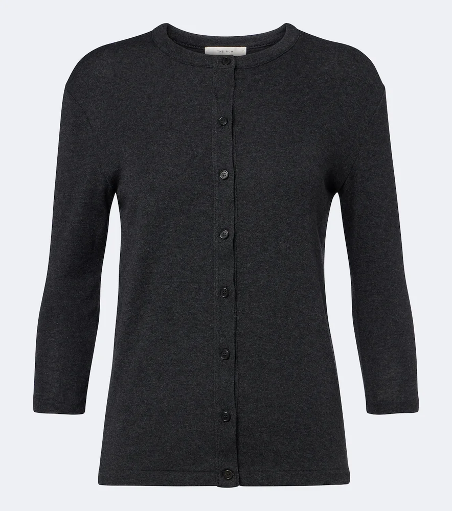 Alena cotton, cashmere, and silk cardigan