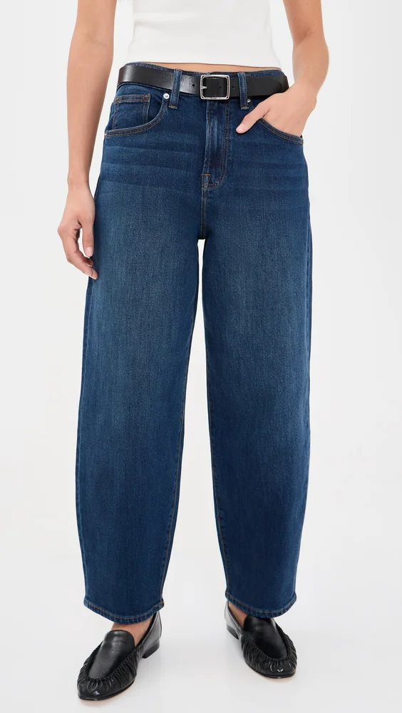 Vintage Barrel Ankle Jeans