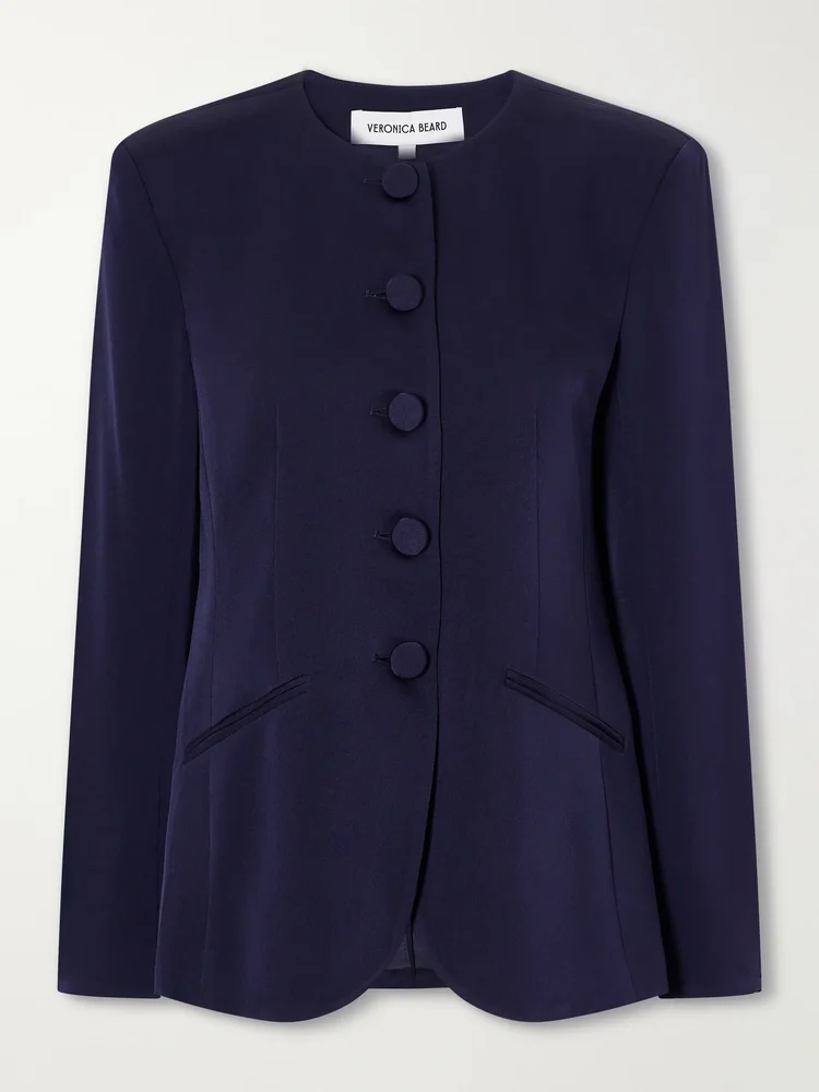Wryllen crepe blazer