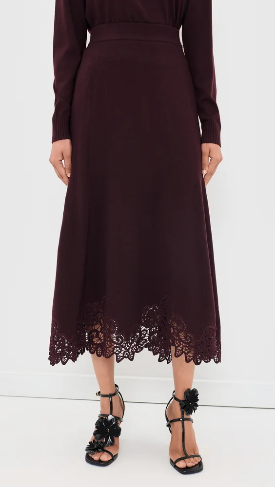 Valiant Merino Lace Skirt