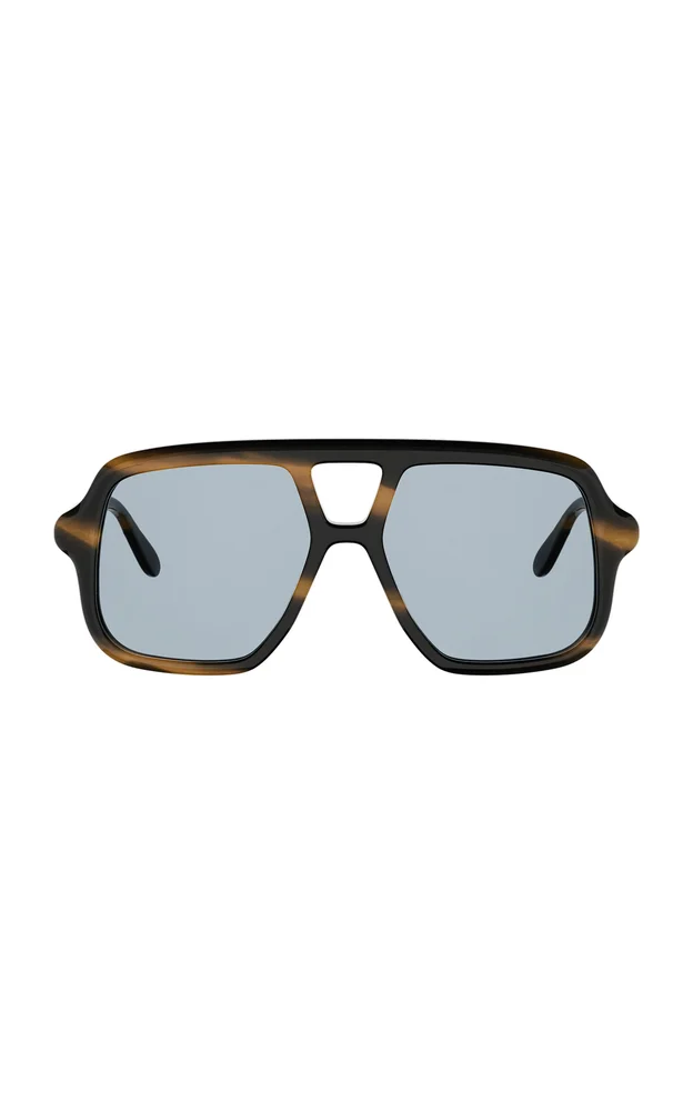 Slim Square-Frame Acetate Sunglasses